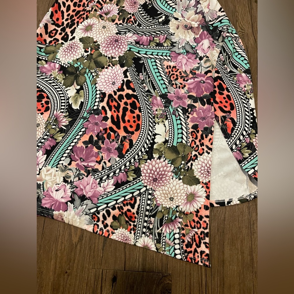 Multi Print Dress - Picture 3 of 3